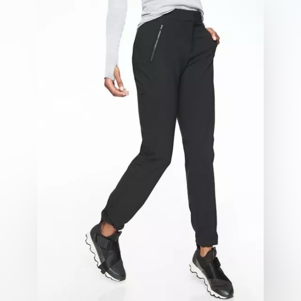 Athleta Wander Black Straight Pant Womens Size 10